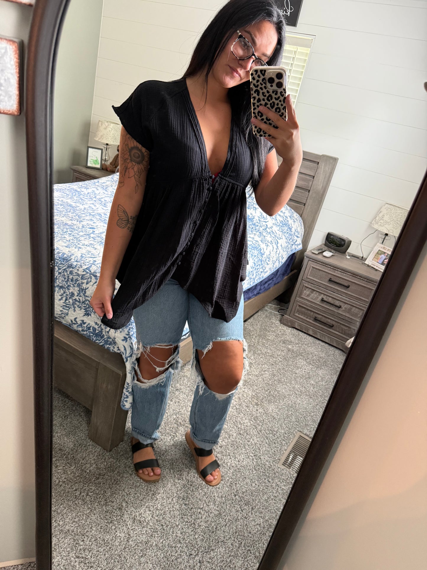 Florise Button Down Blouse