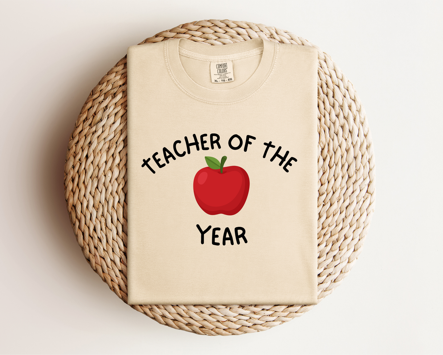 teacher of the year graphic tee