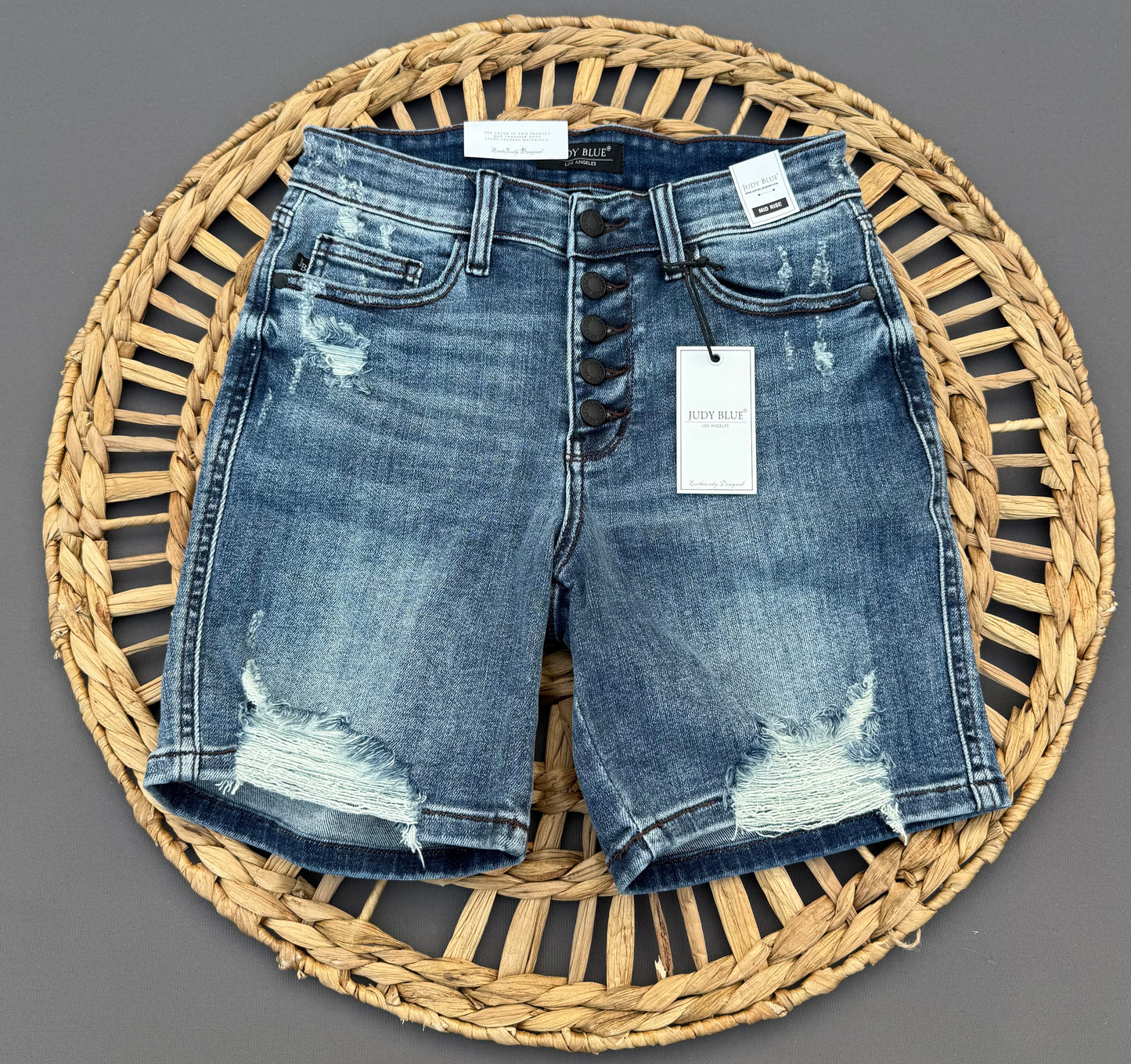 Judy Blue Mid Length Shorts