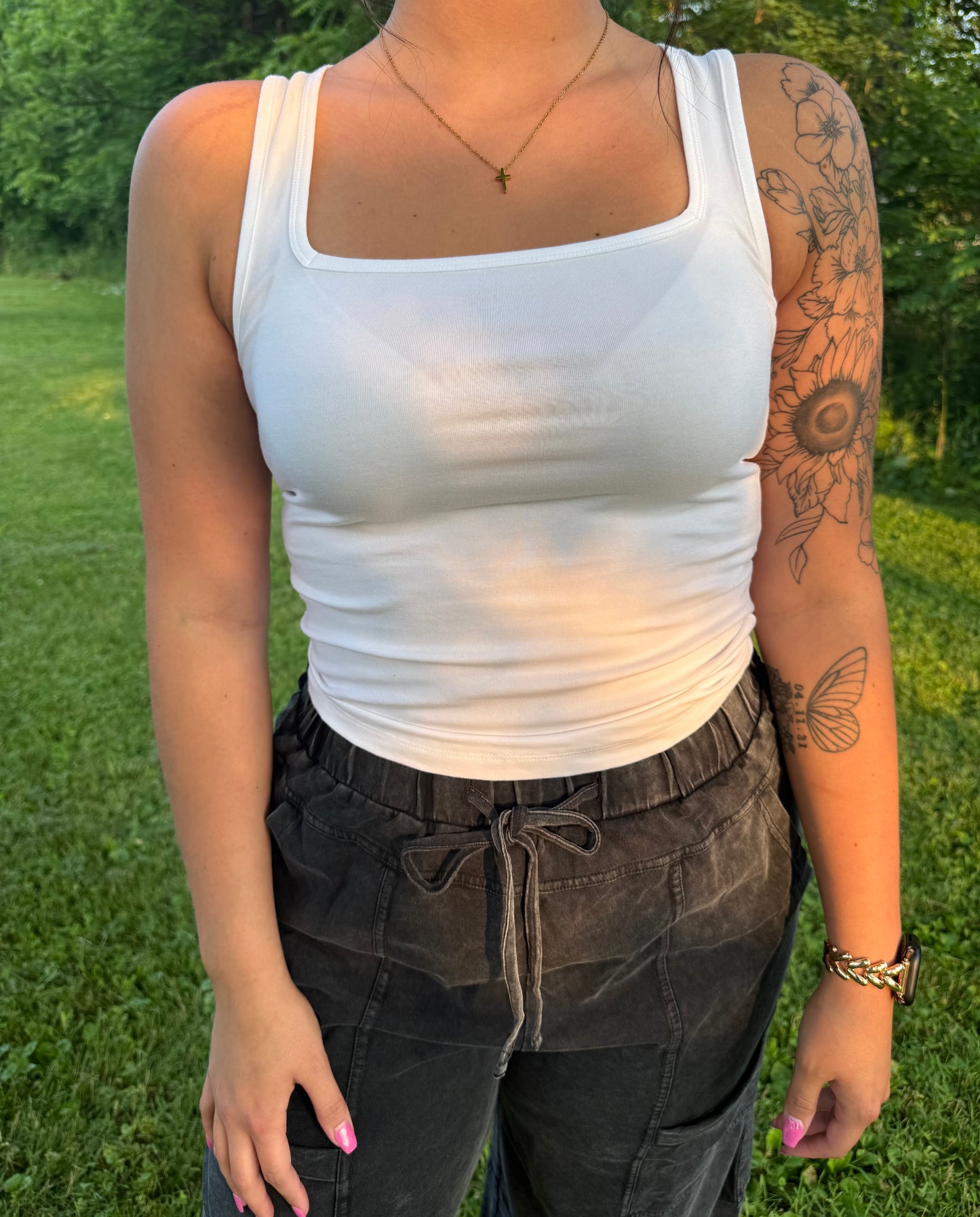 Square Neck Tank Top