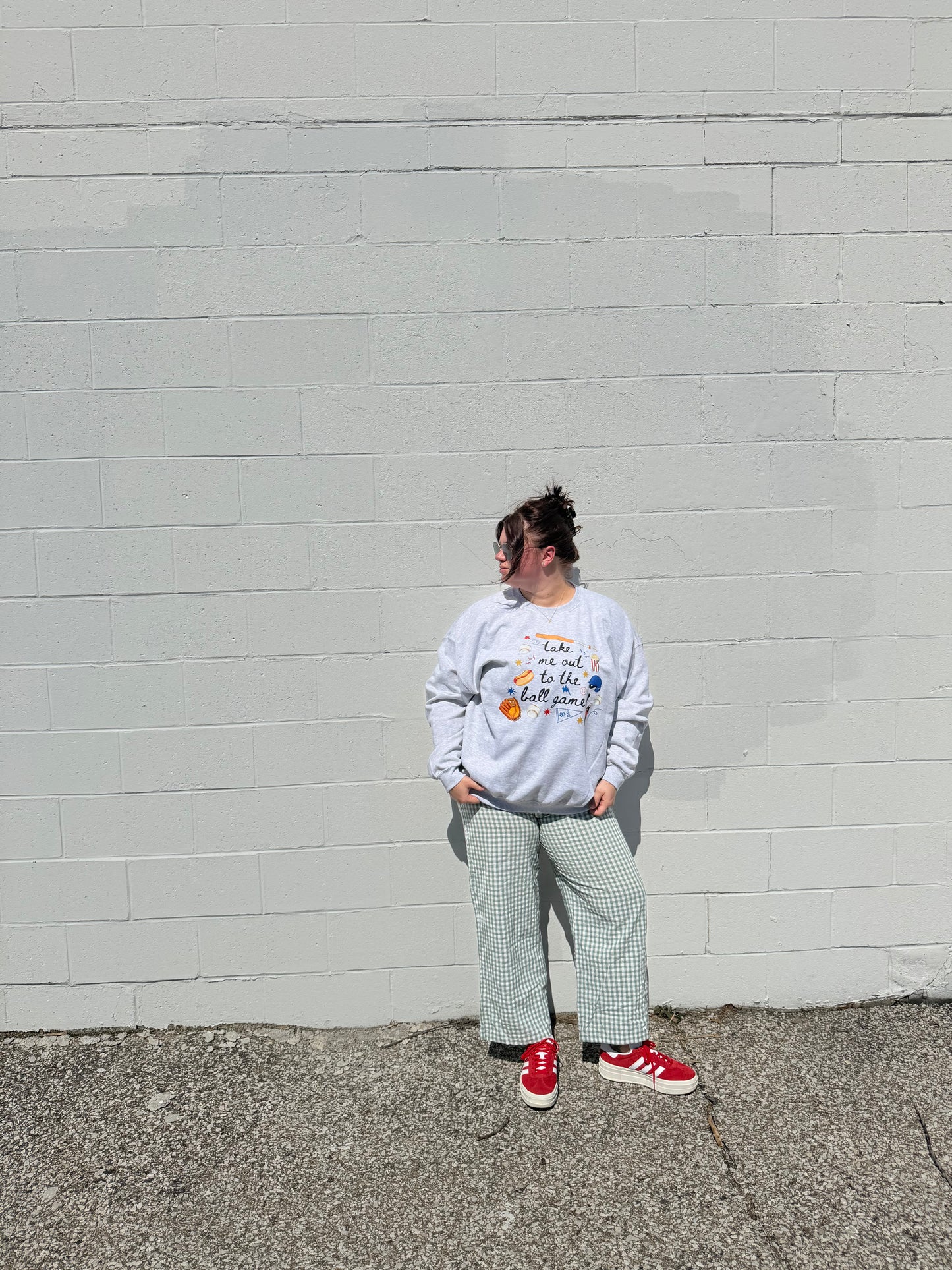 take me out to the ballgame crewneck