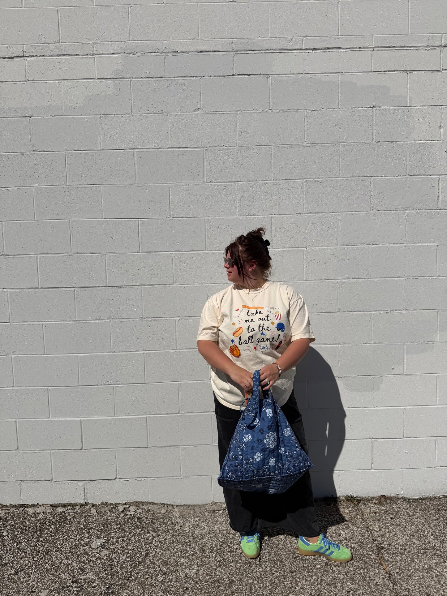 take me out to the ballgame graphic tee