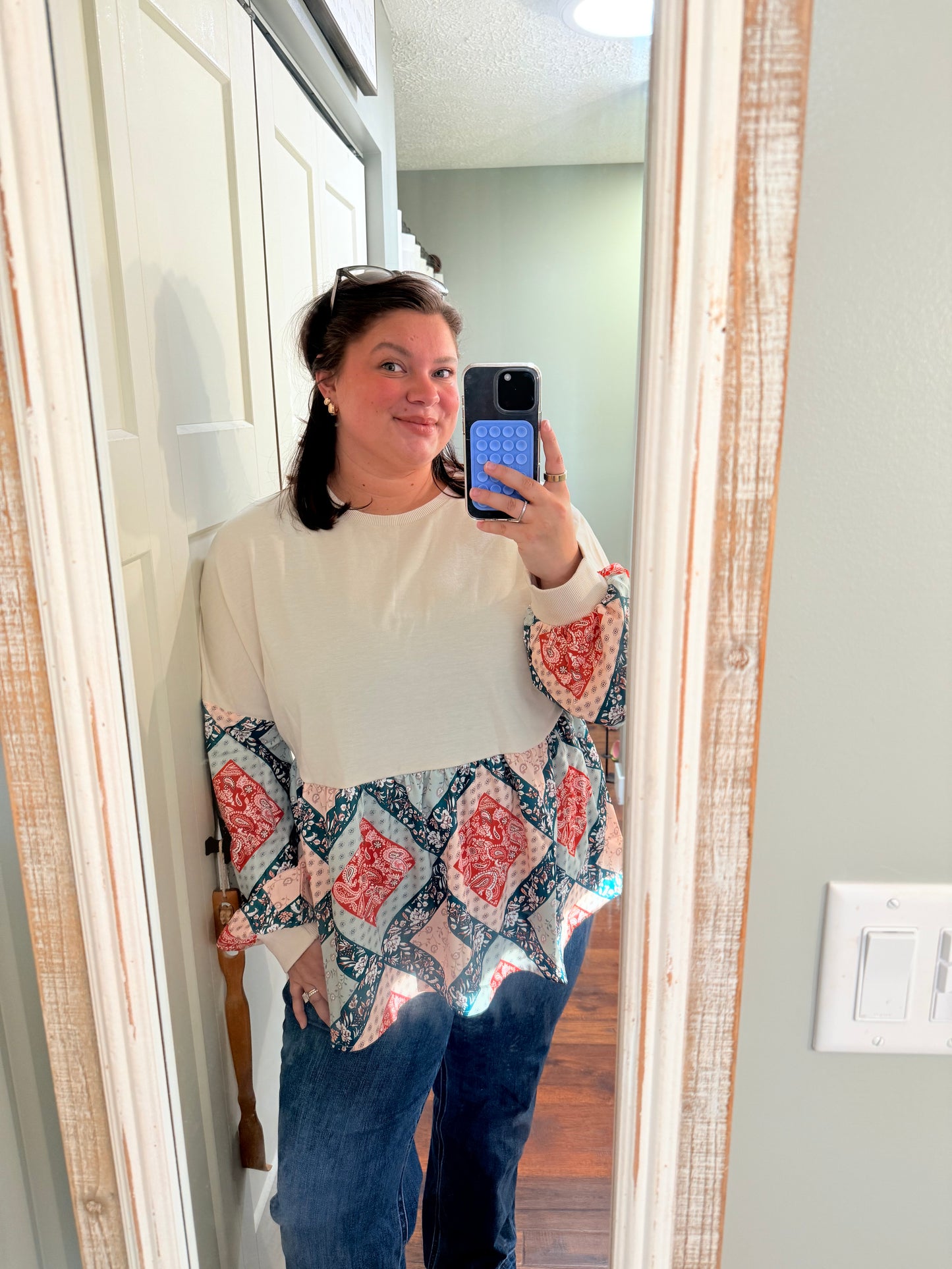 Paisley Long Sleeve Top