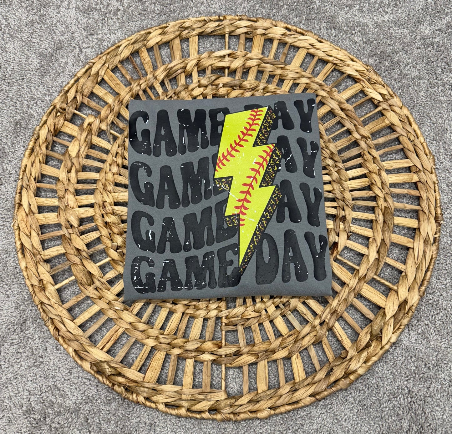 Softball Game Day Graphic Tee