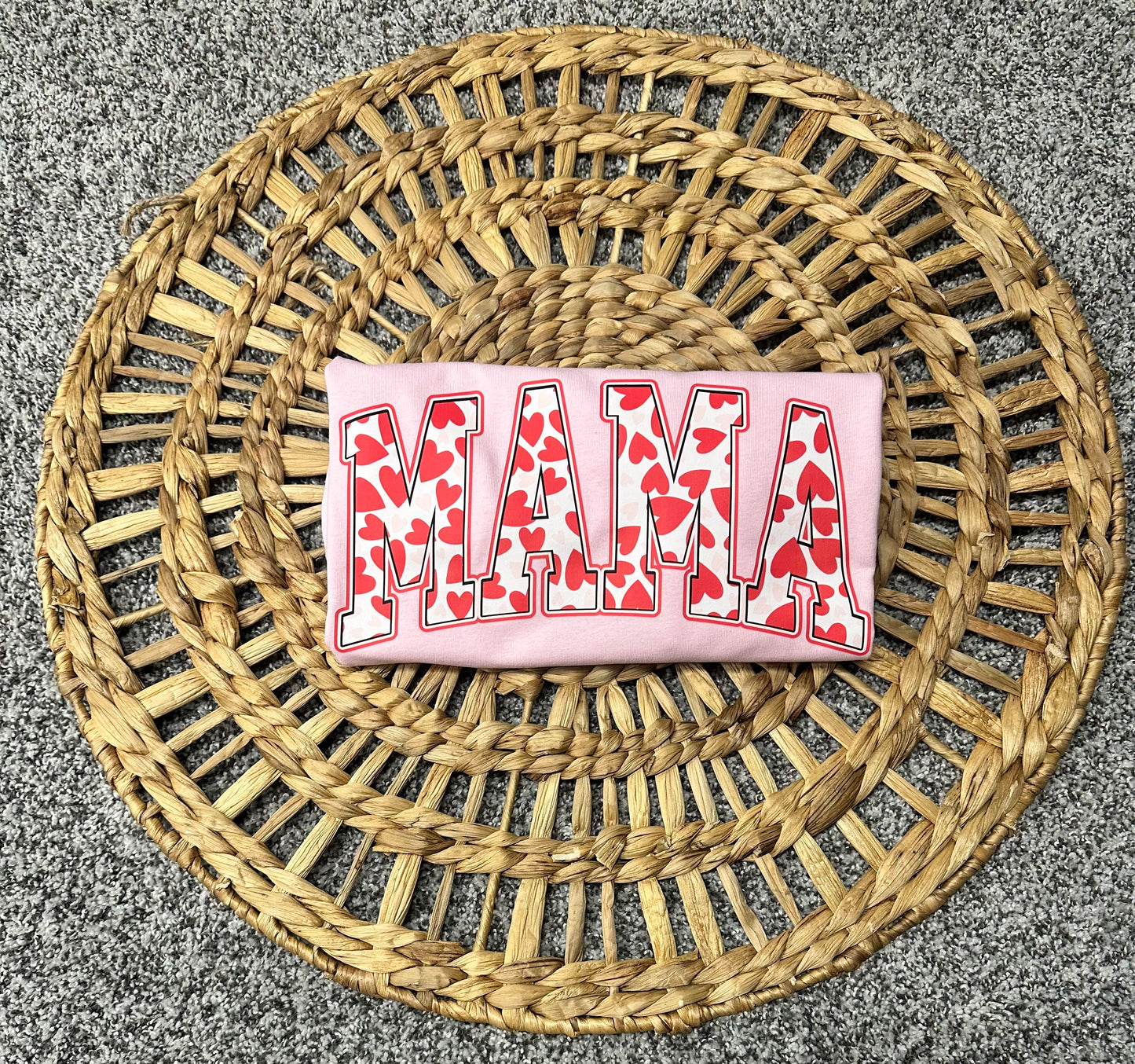 Valentine Mama Graphic Tee