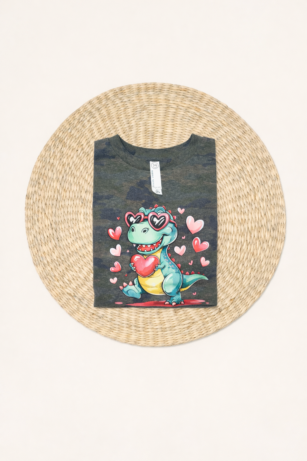 Valentine Dino Kid Tee