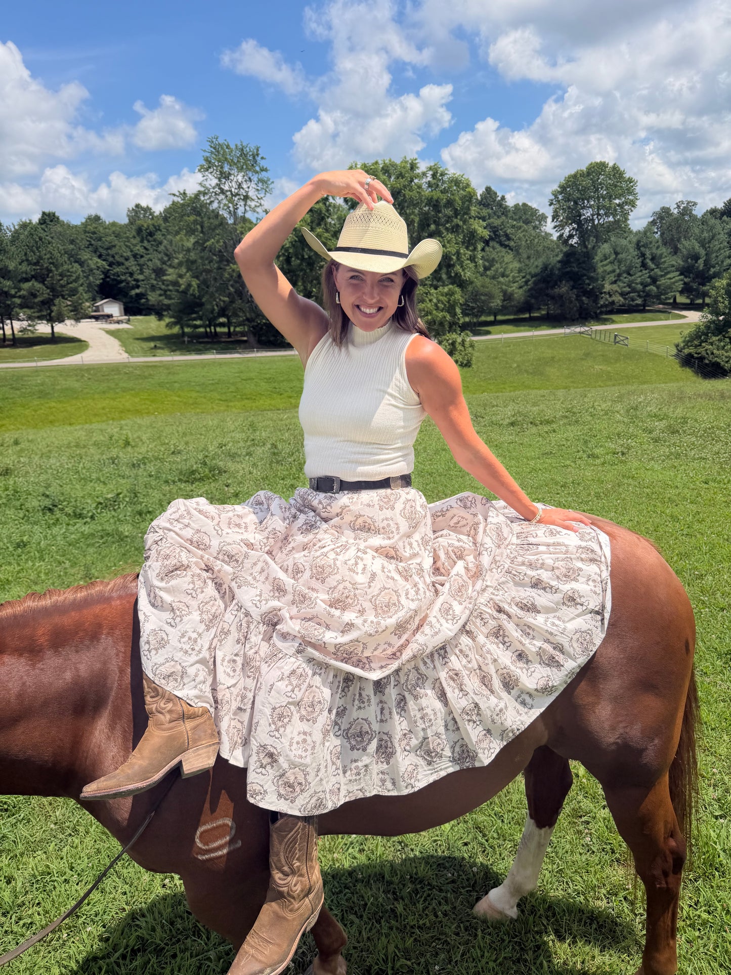 Dusty Cowboys Skirt
