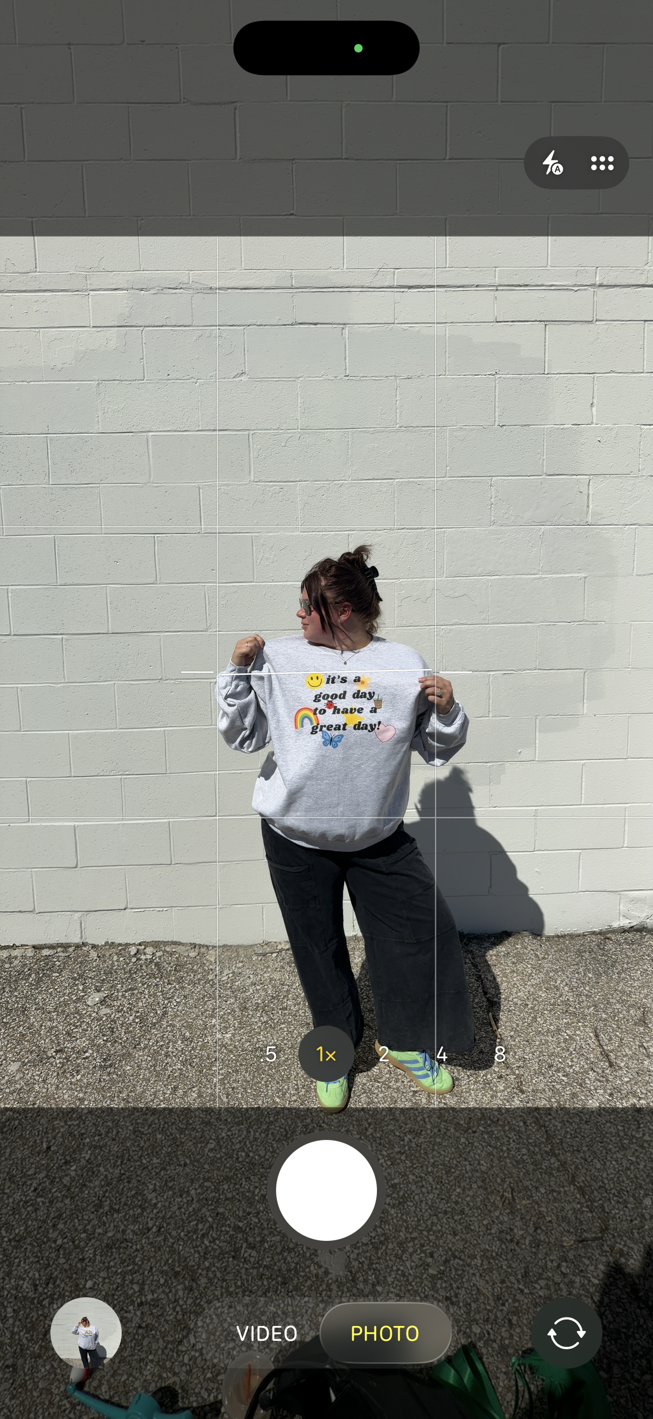 it's a good day to have a great day crewneck