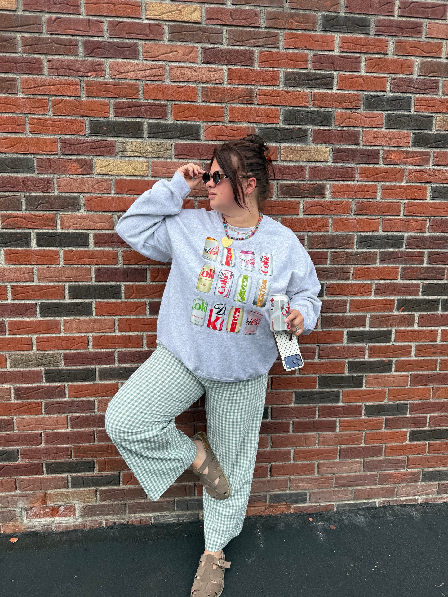 Diet Coke graphic crewneck