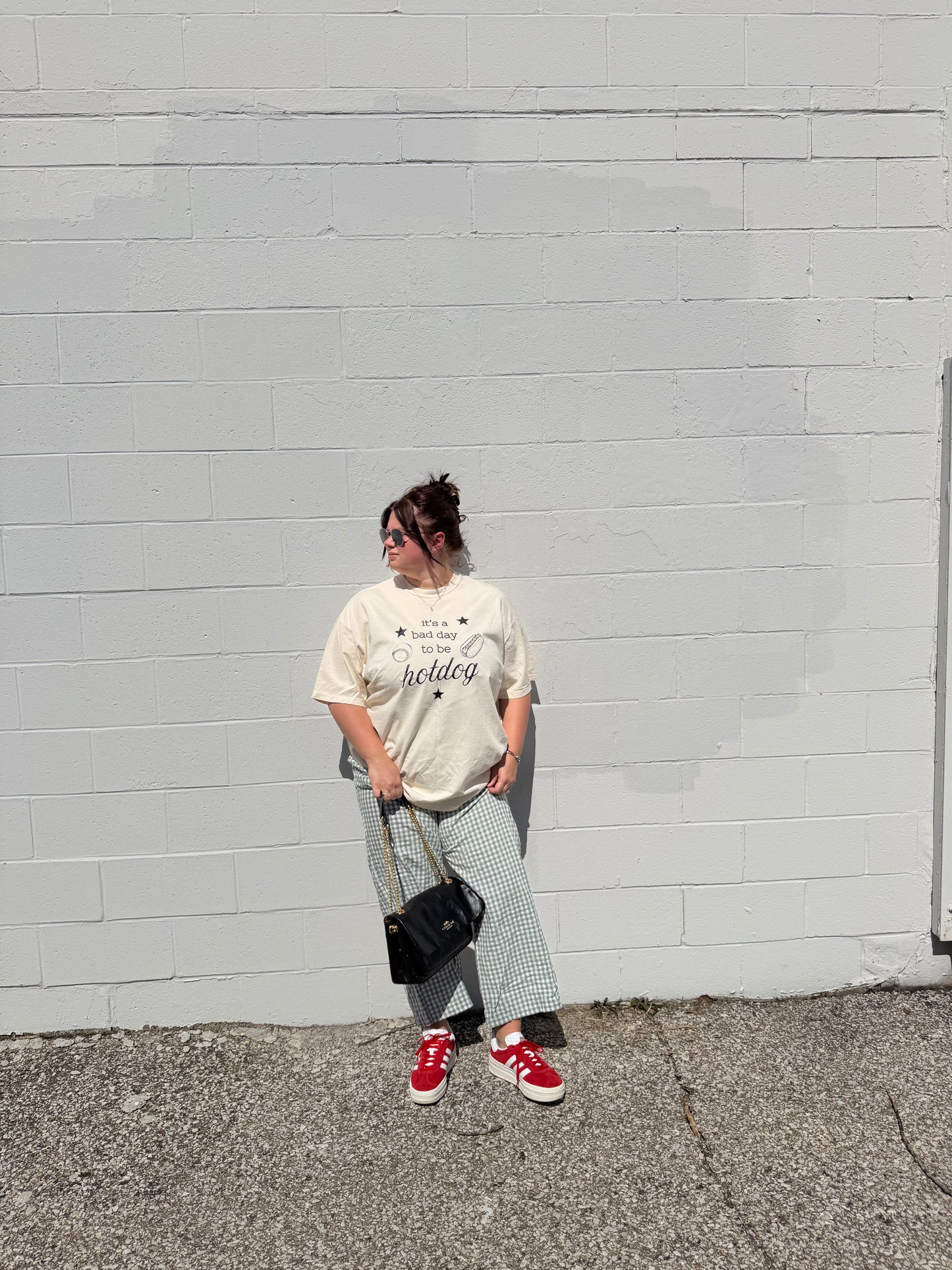 it's a bad day to be a hotdog graphic tee