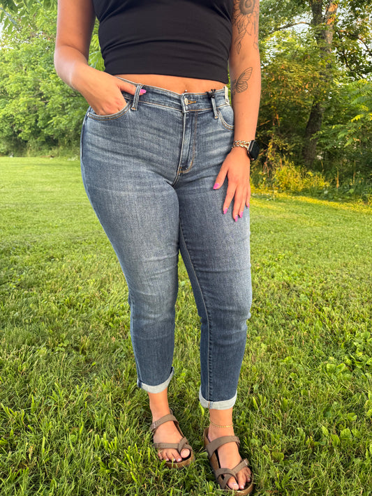Judy Blue Cuffed Ankle Pants