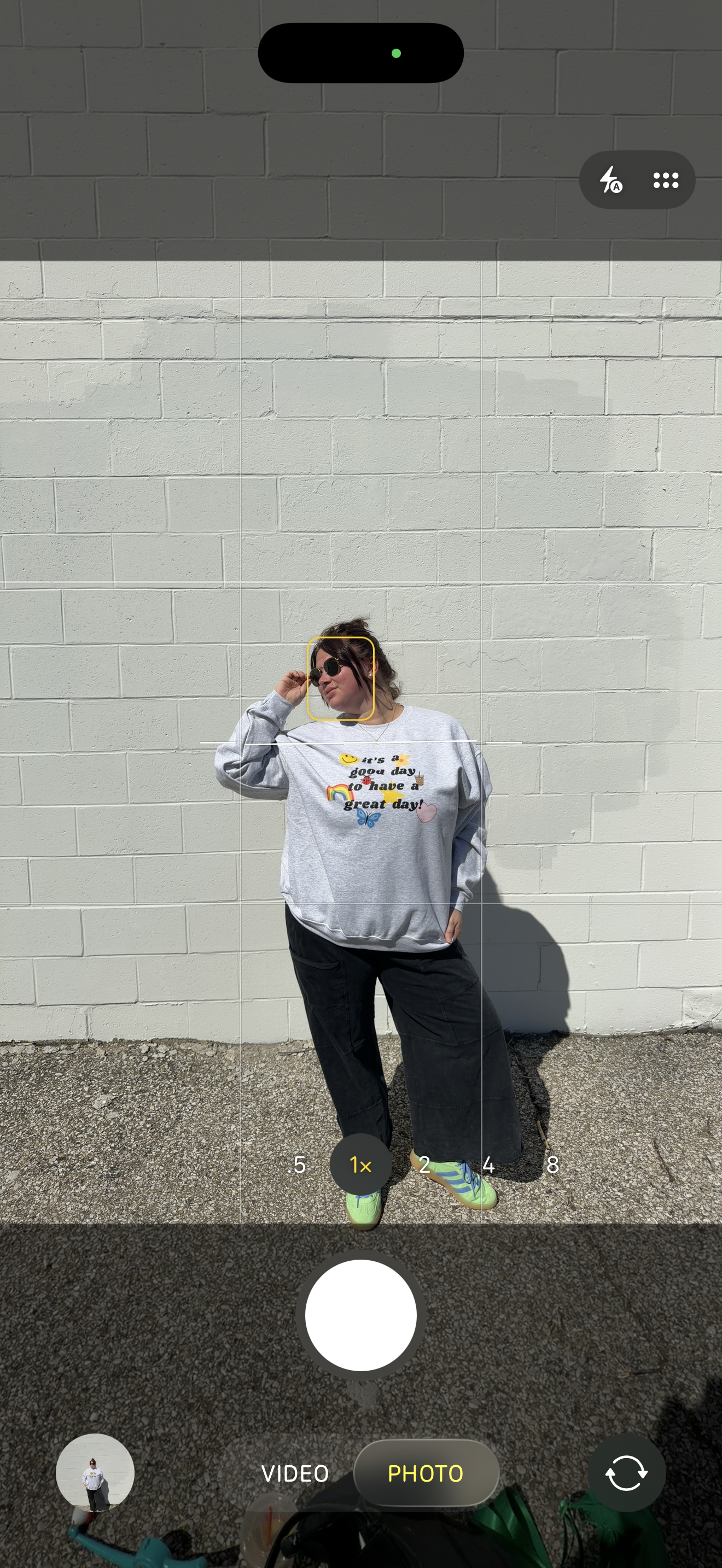 it's a good day to have a great day crewneck