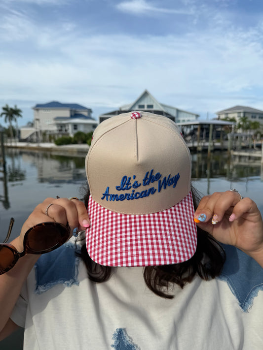 IT'S THE AMERICAN WAY Trucker Hat