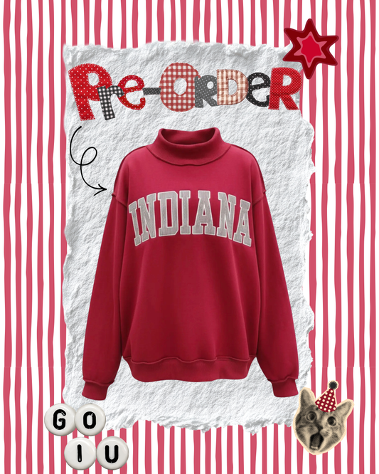 PRE-ORDER ~ Indiana Mock Neck