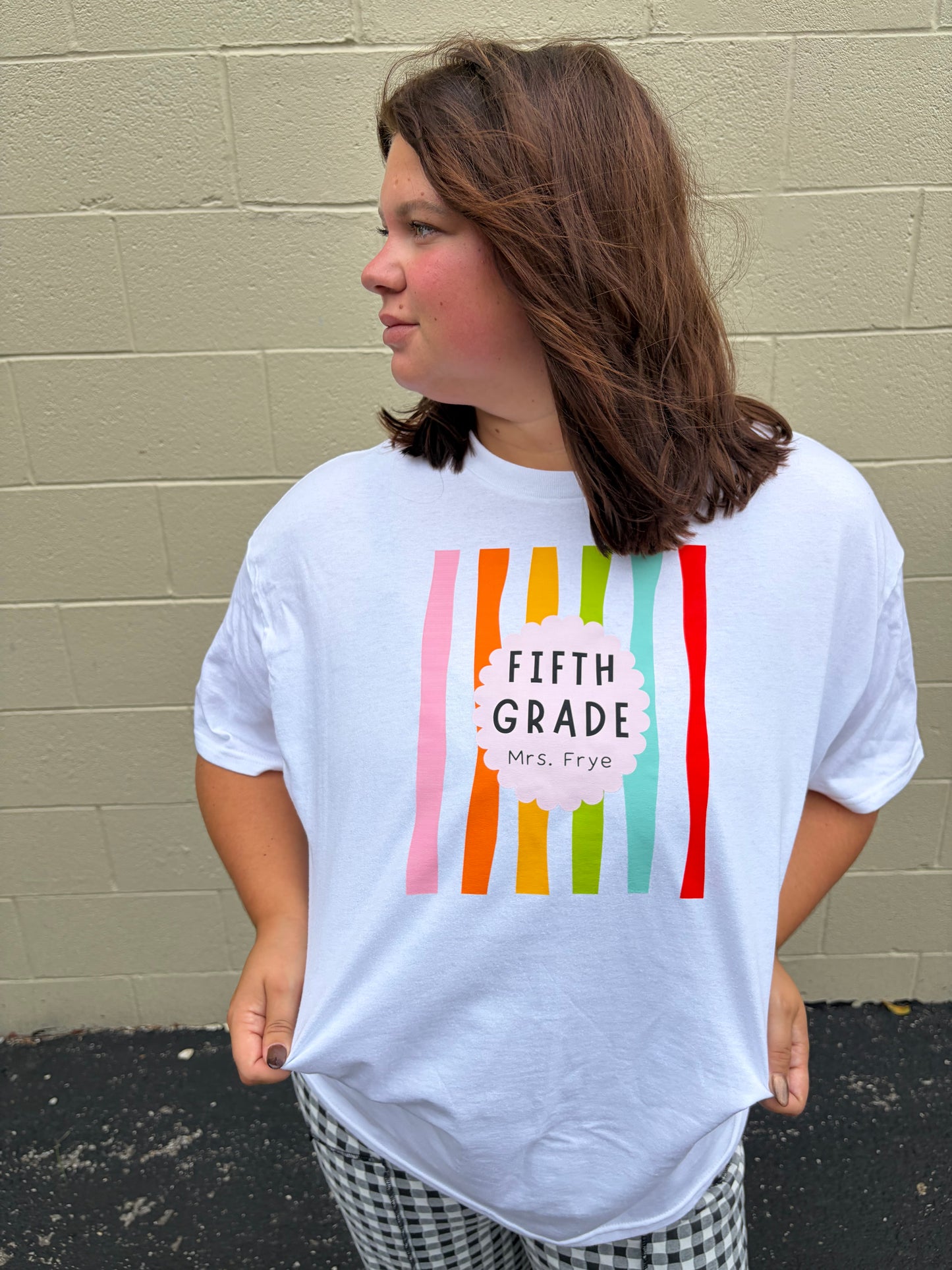 customizable teacher tee