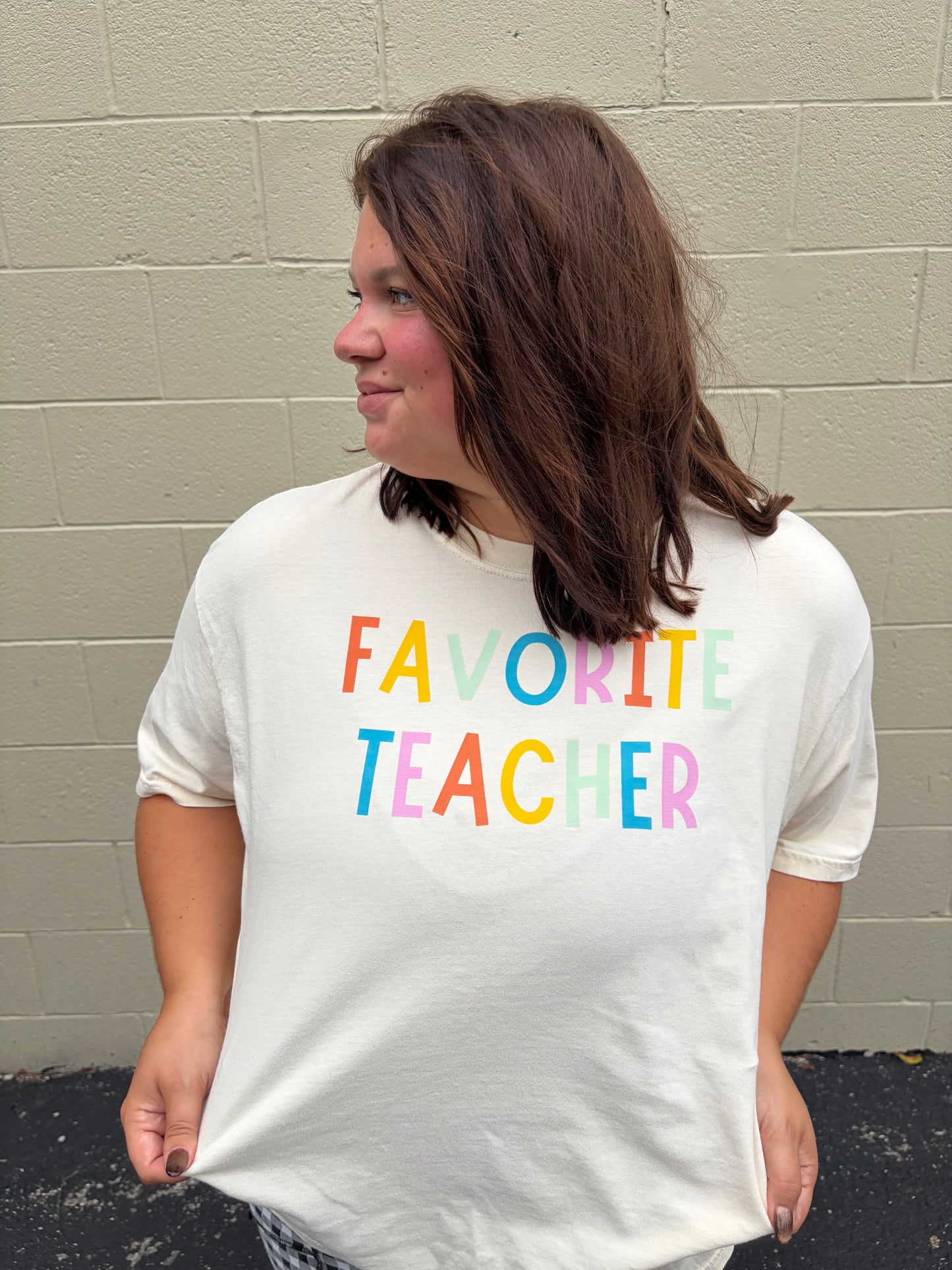 FAVORITE TEACHER graphic tee