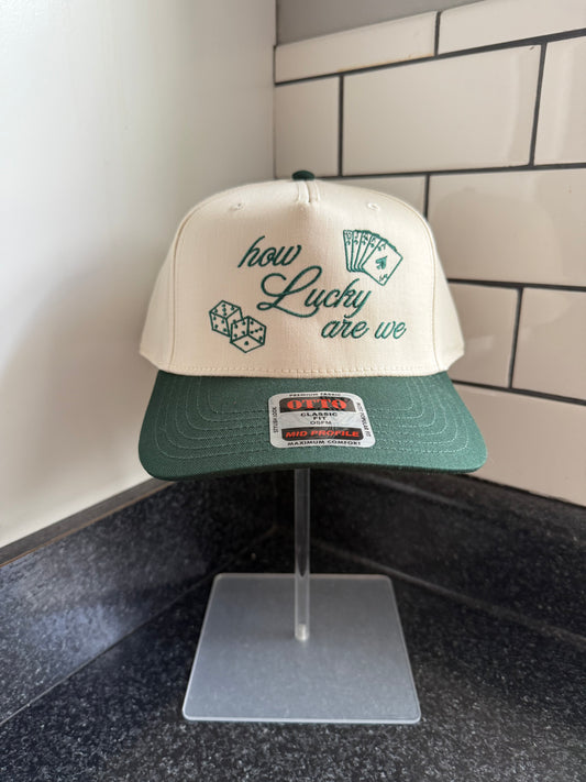How Lucky Are We Trucker Hat