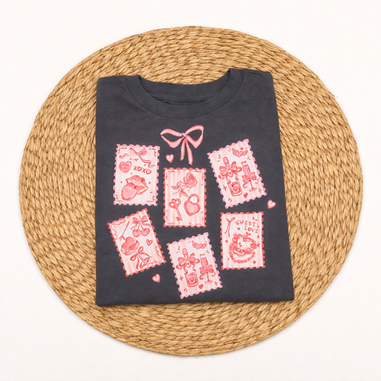 Valentine Stamp Graphic Tee