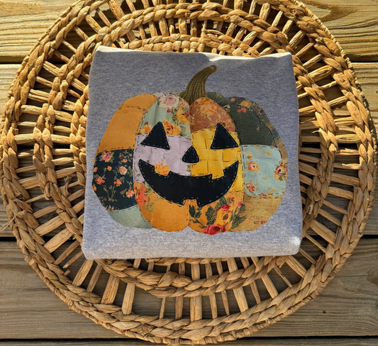 Patchy Pumpkin Crewneck