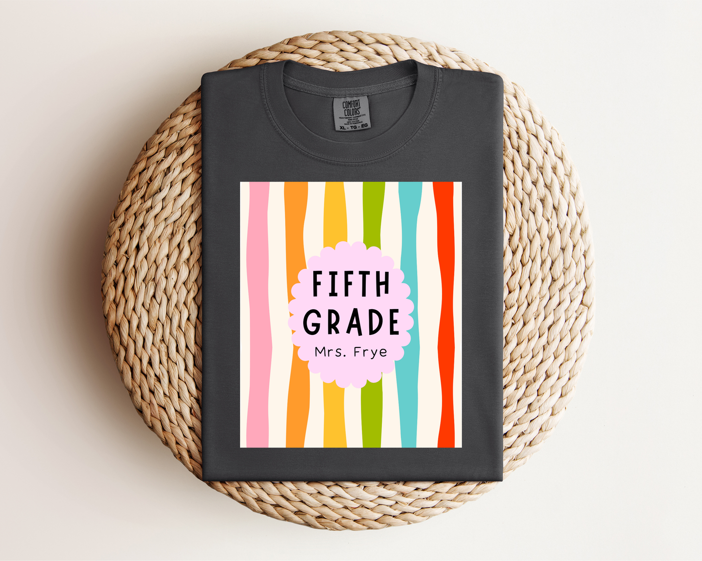 customizable teacher tee