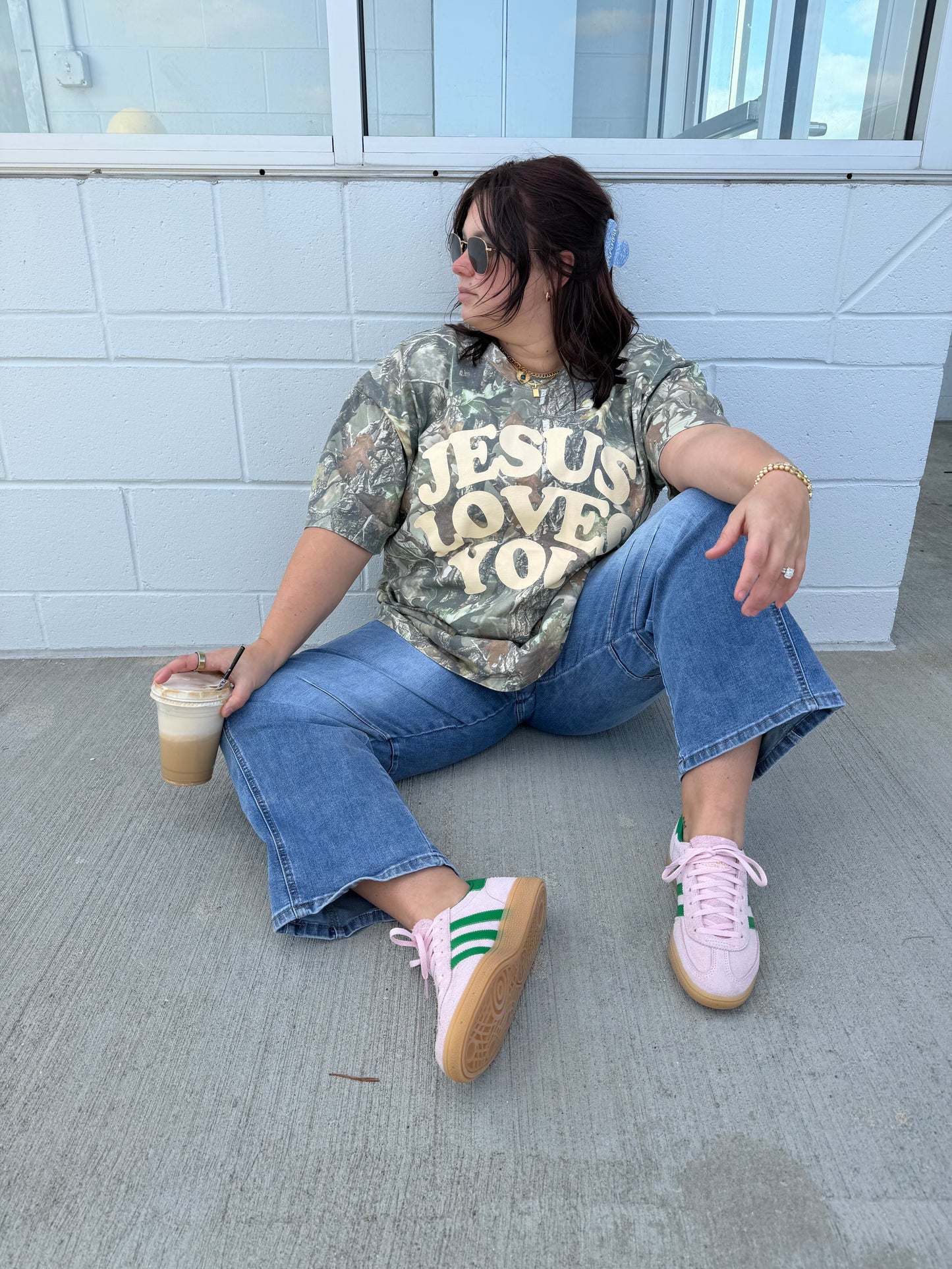 JESUS LOVES YOU graphic tee
