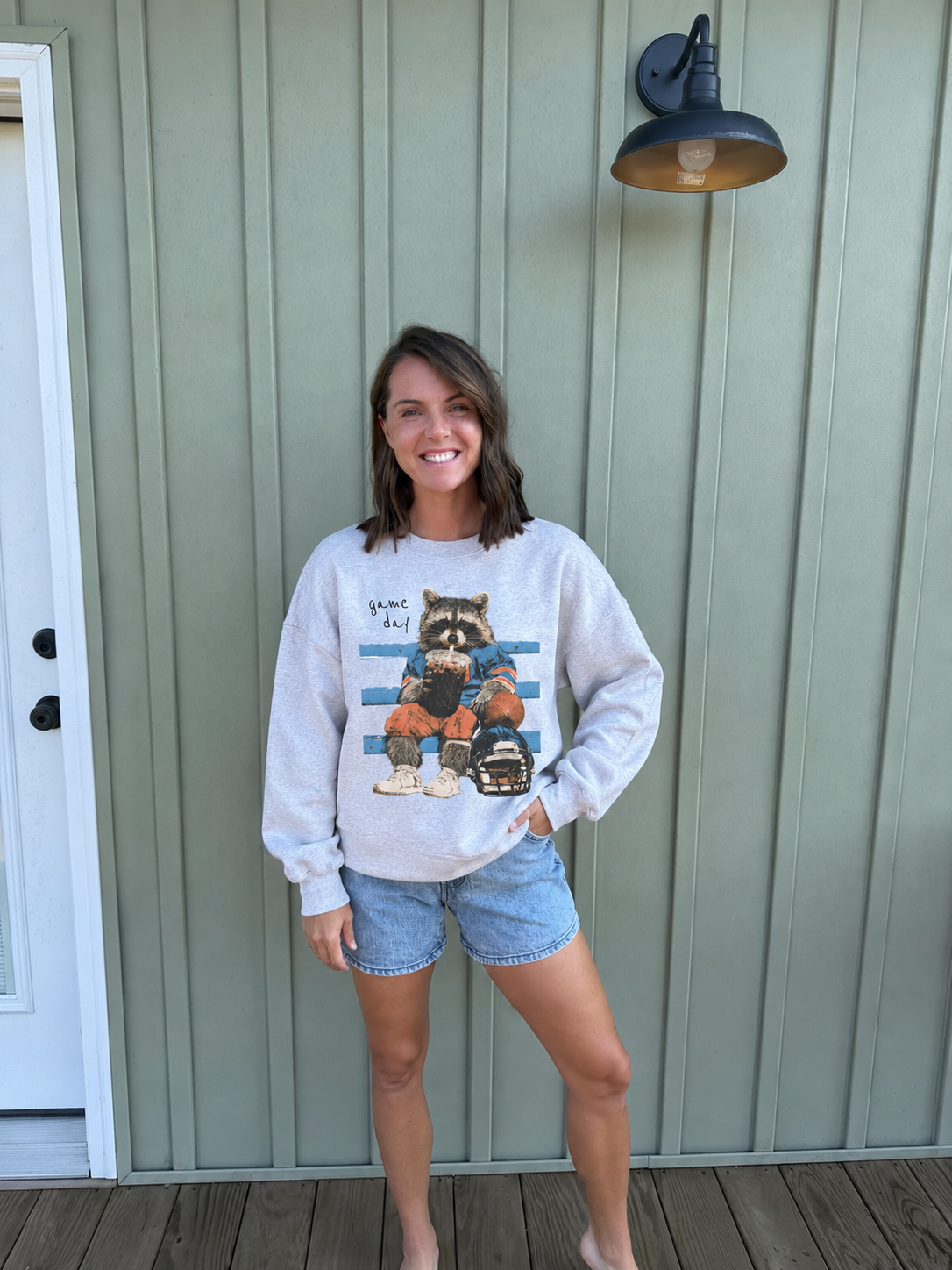 GAMEDAY BANDIT graphic crewneck