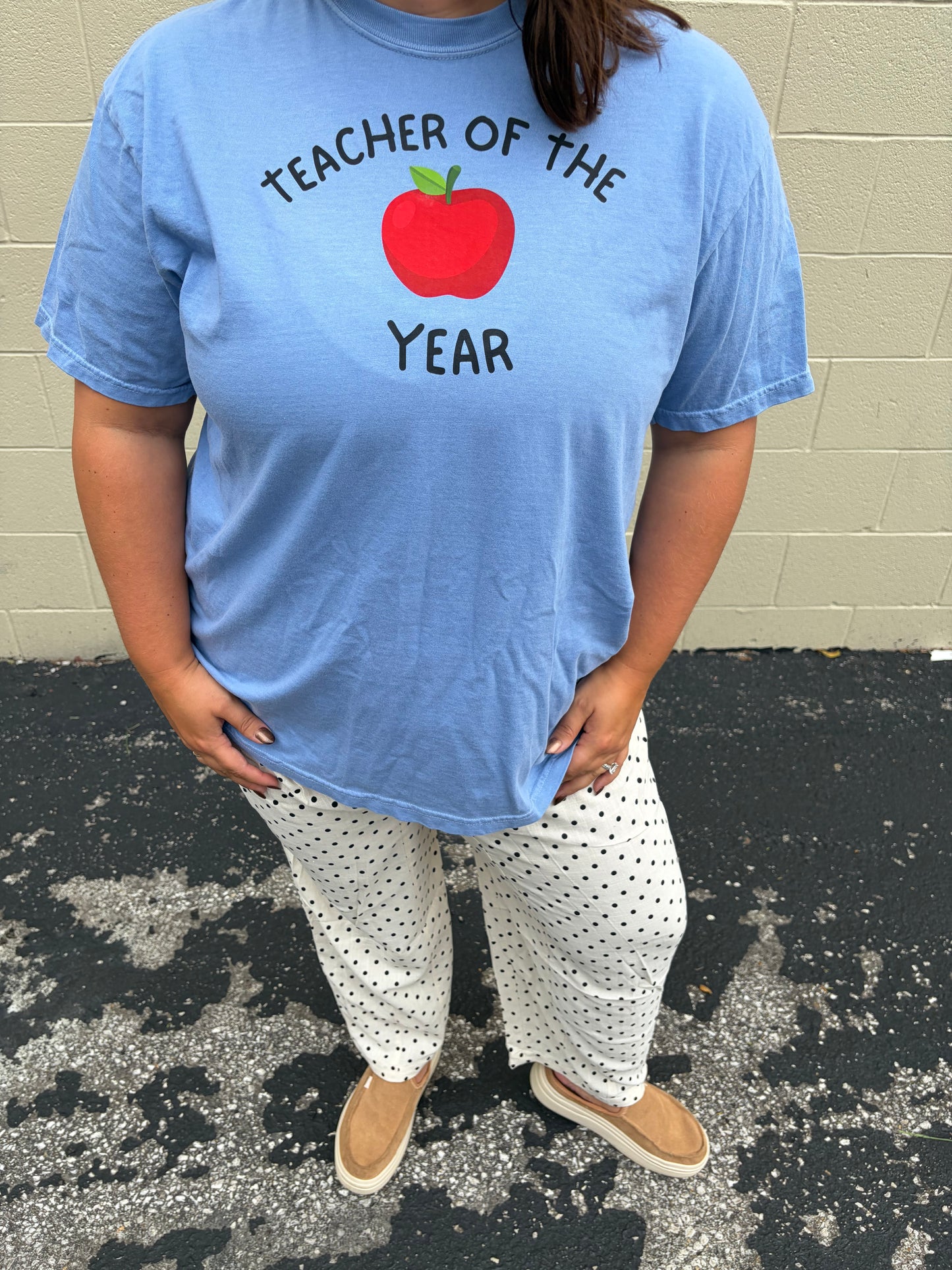 teacher of the year graphic tee