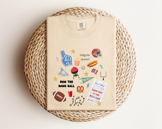 football things graphic tee
