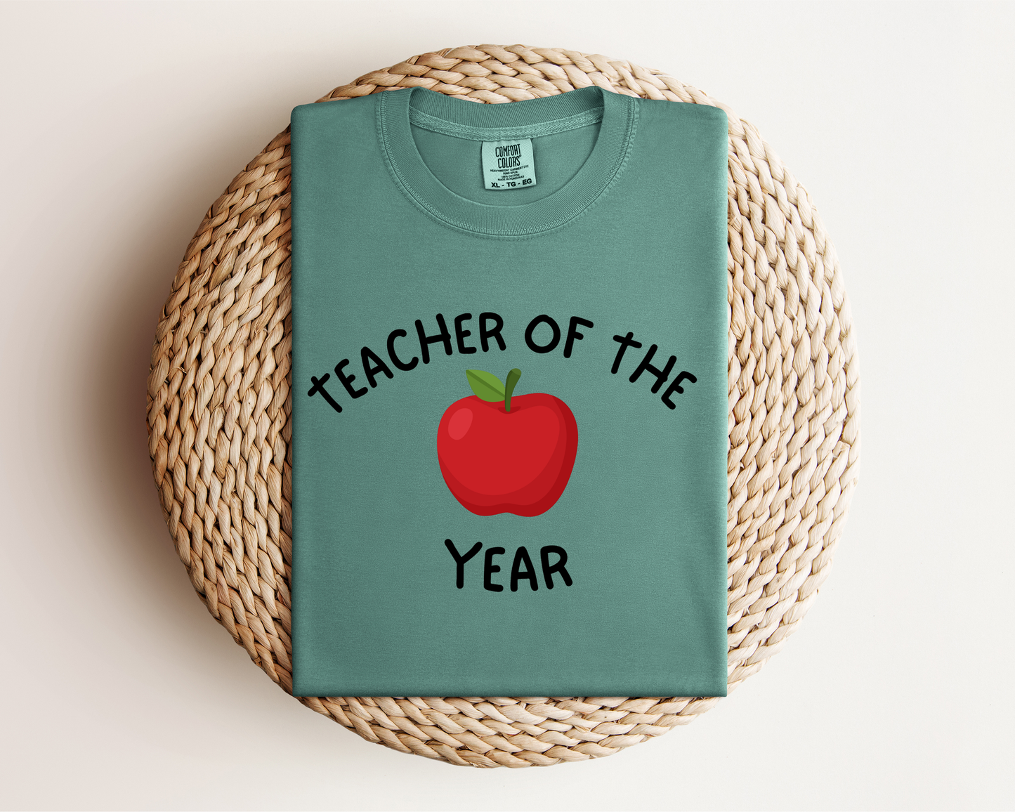teacher of the year graphic tee