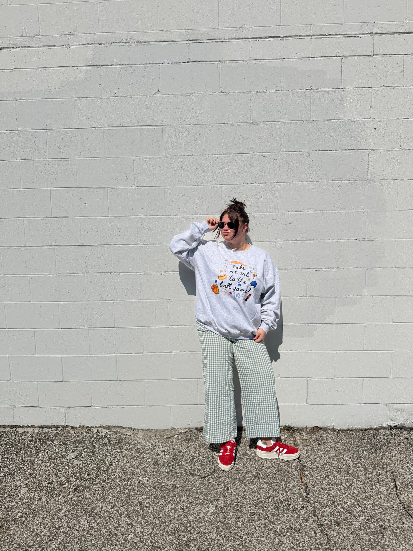 take me out to the ballgame crewneck