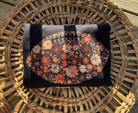 Floral Football Crewneck
