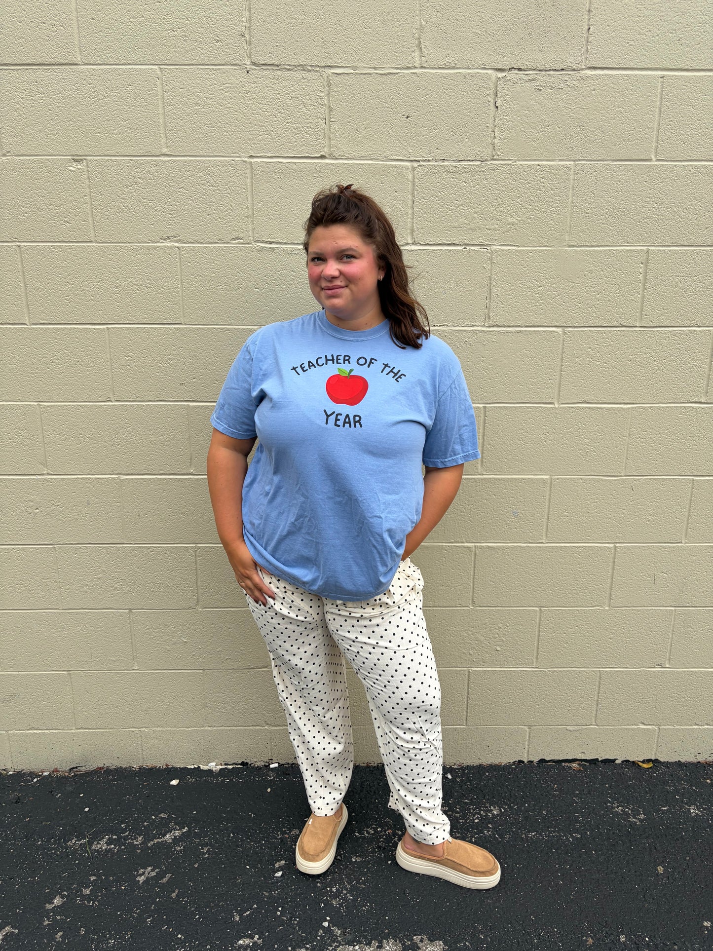 teacher of the year graphic tee