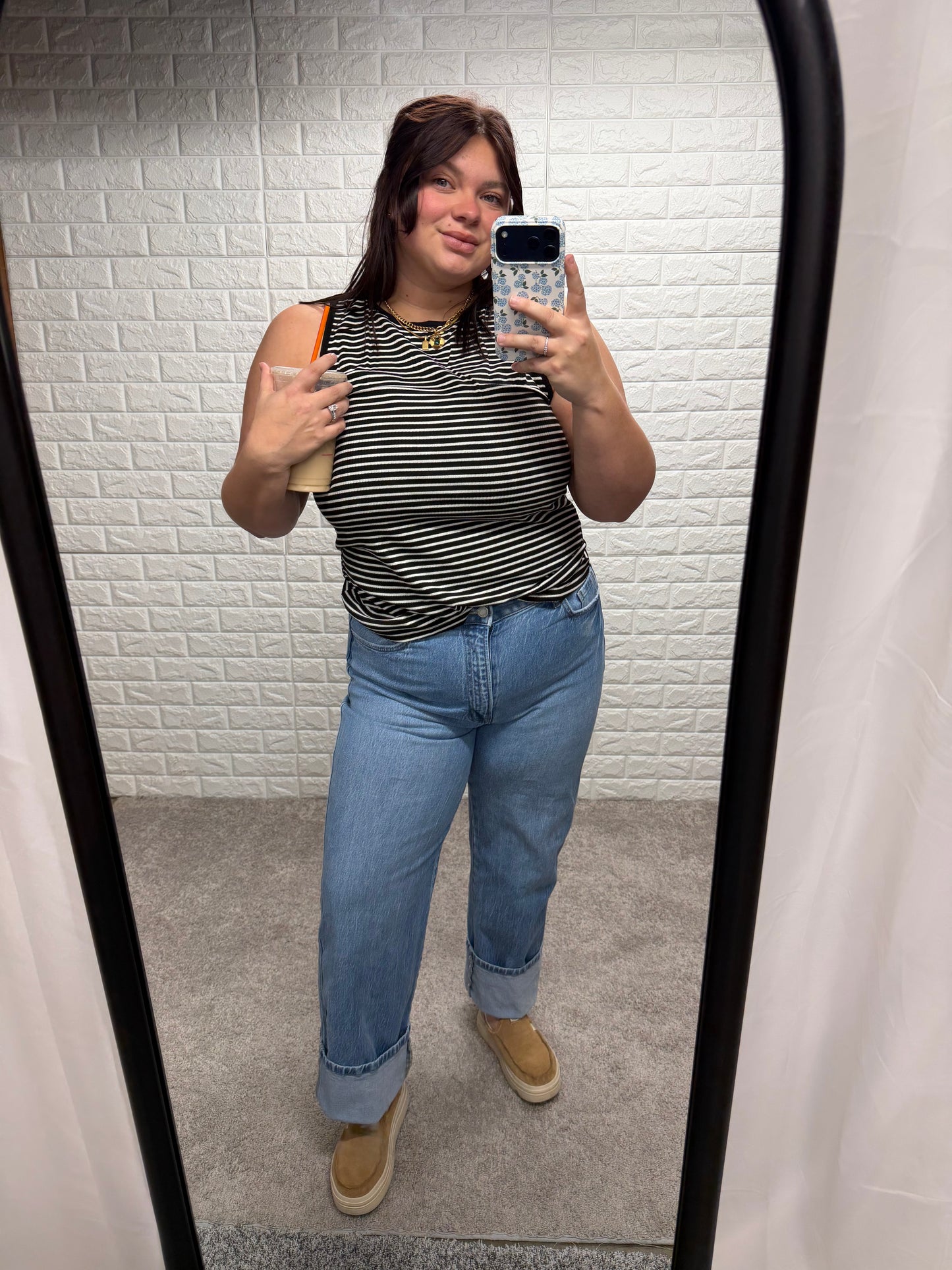 Vervet | stella cuffed jeans