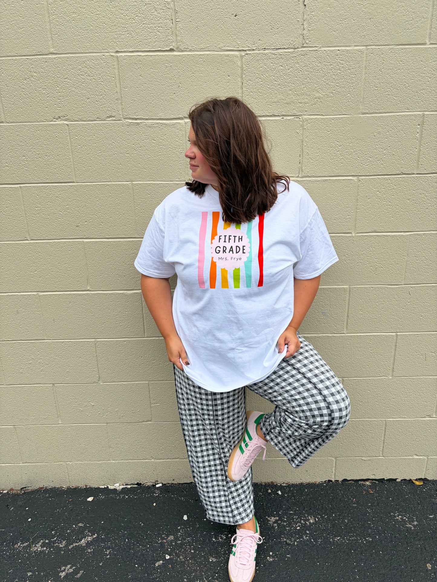 customizable teacher tee