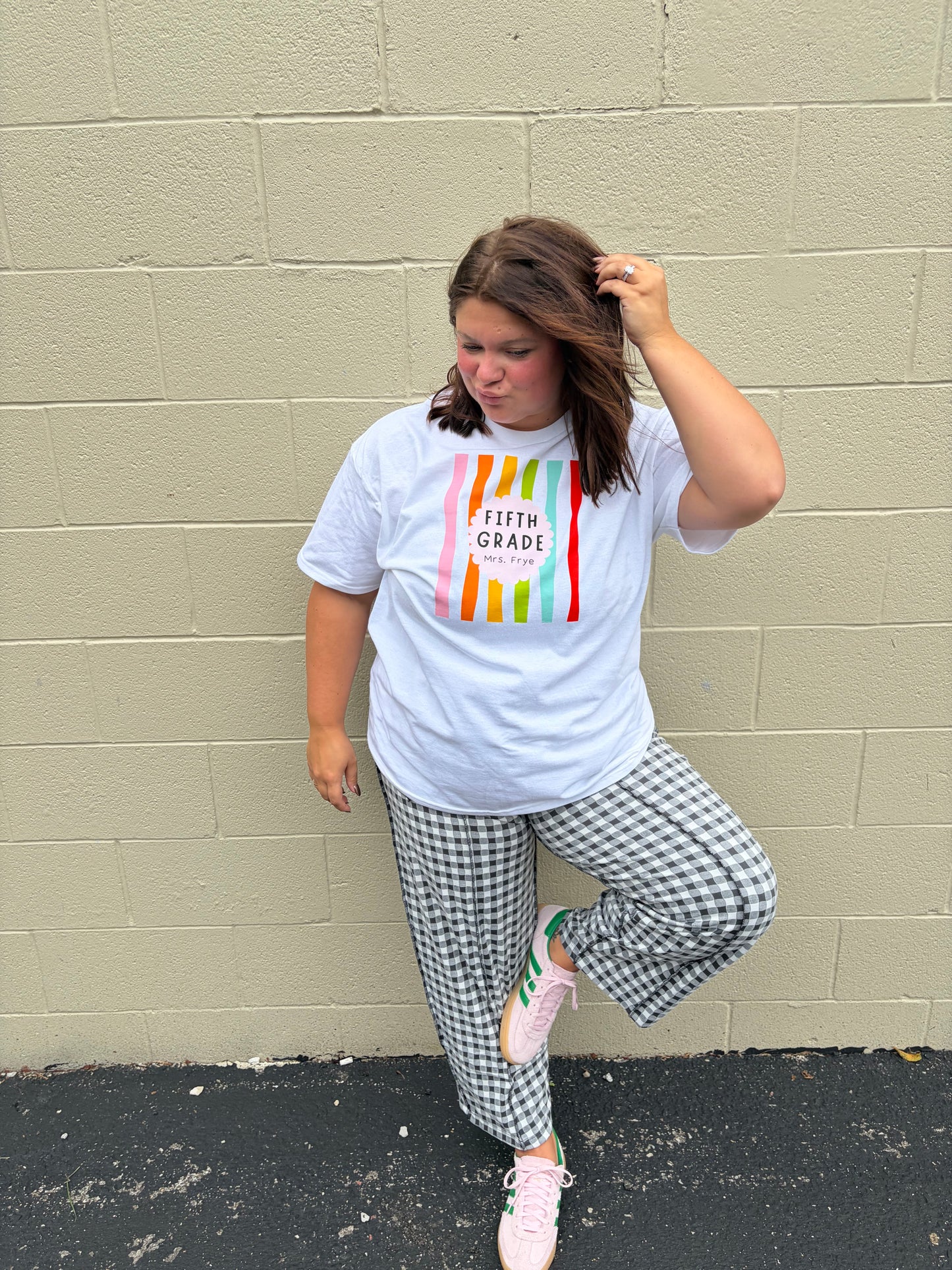 customizable teacher tee