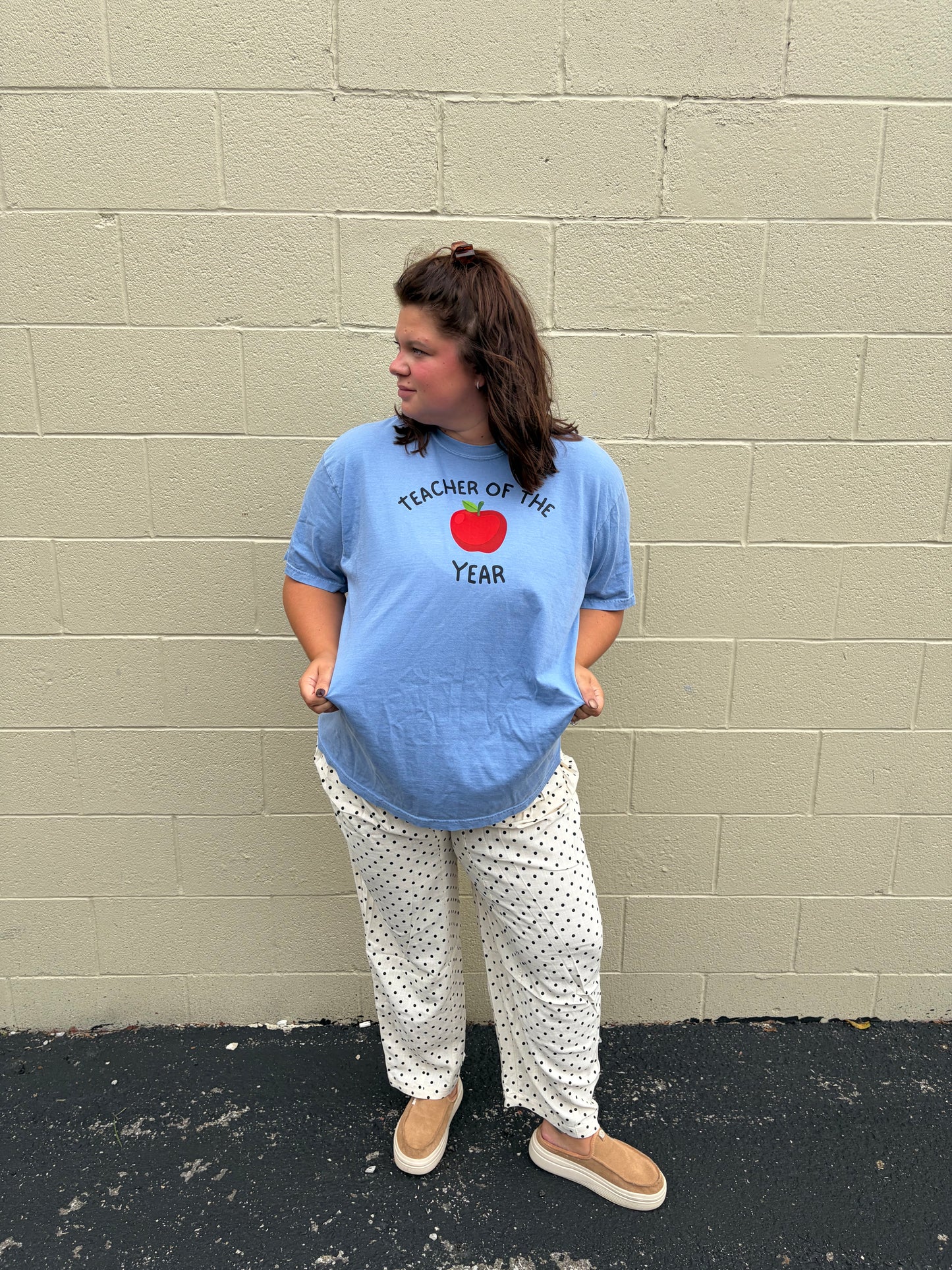 teacher of the year graphic tee