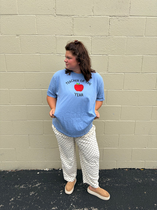 teacher of the year graphic tee