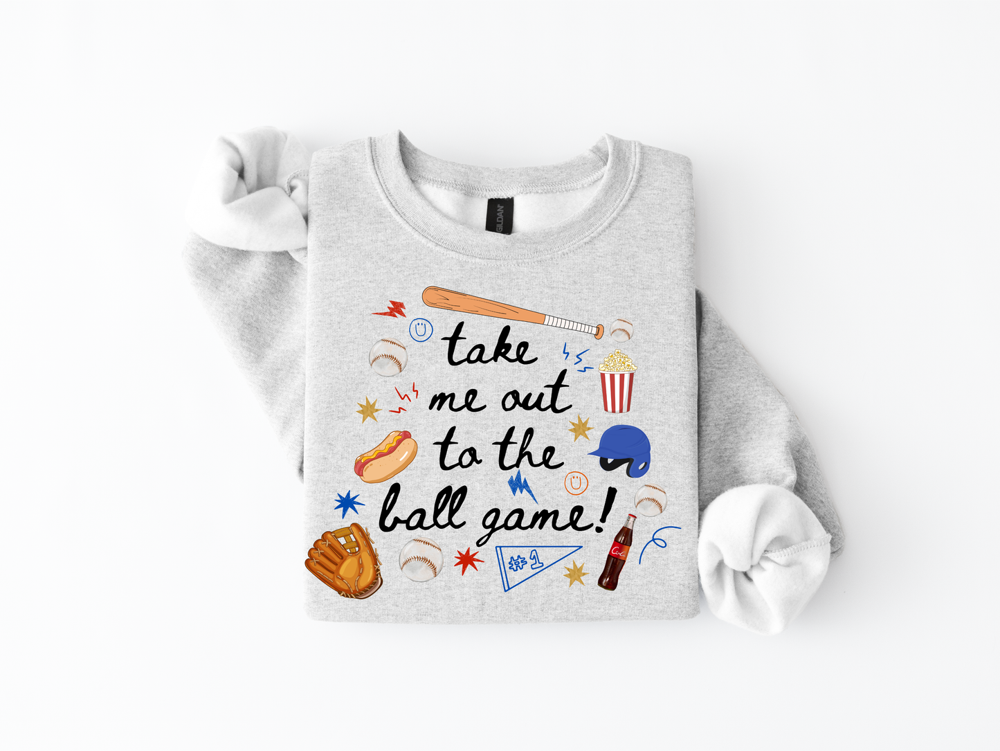 take me out to the ballgame crewneck