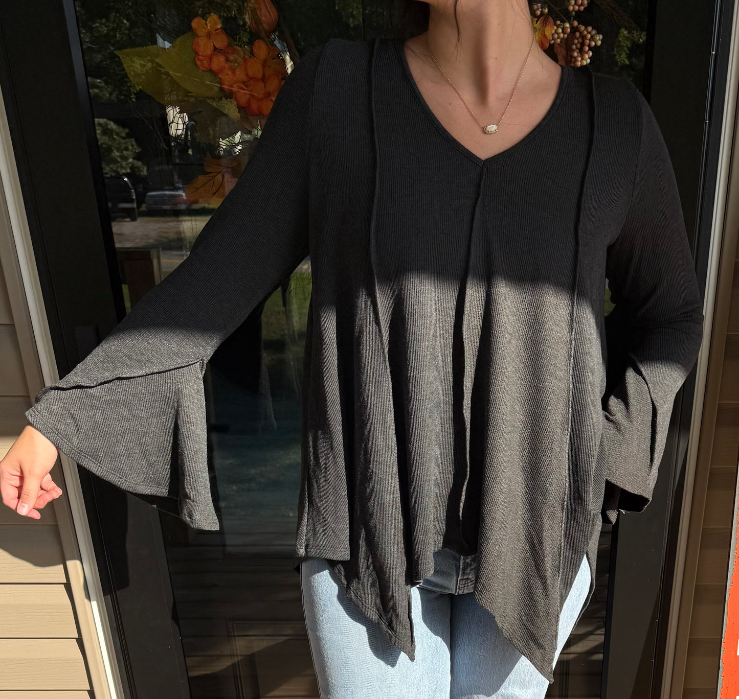Golden Hour Long Bell Sleeve Top